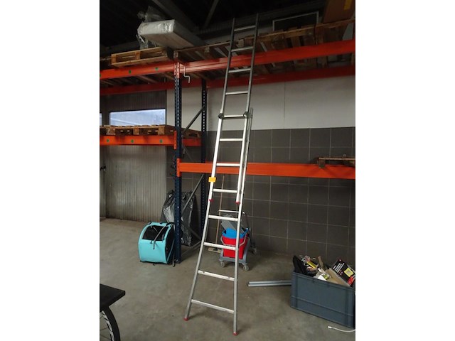 2-delige alu ladder - afbeelding 1 van  2