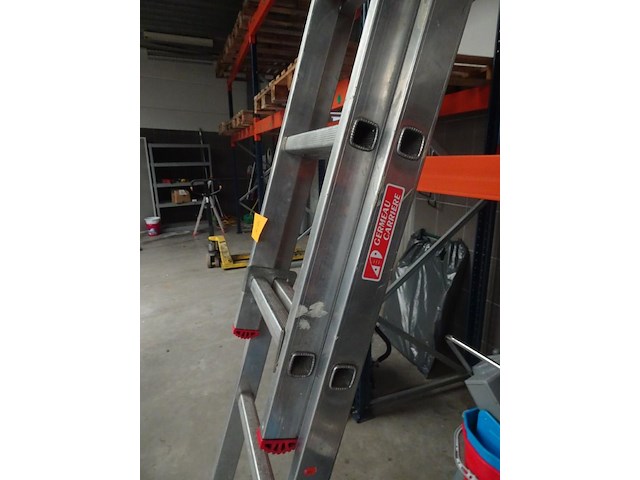 2-delige alu ladder - afbeelding 2 van  2