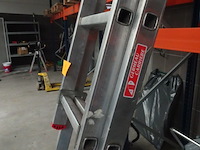 2-delige alu ladder - afbeelding 2 van  2