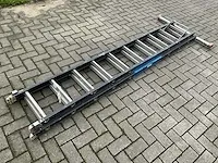 2-delige alu schuifladder altrex, voorzien van 2x 10 sporten - afbeelding 1 van  4