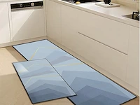 2-delige antislip keukenvloermat - afbeelding 1 van  2