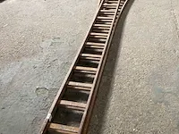 2-delige houten ladder - afbeelding 1 van  3