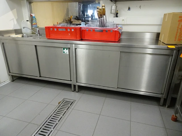 2-delige inox meubel - afbeelding 1 van  4