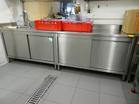 2-delige inox meubel - afbeelding 1 van  4