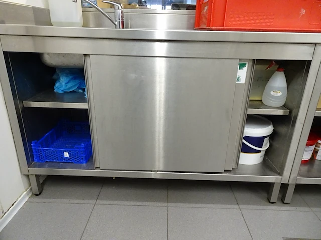 2-delige inox meubel - afbeelding 3 van  4