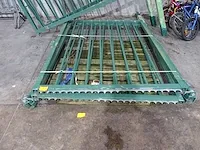 2-delige metalen poort - afbeelding 1 van  2