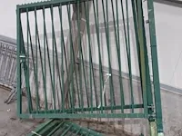 2-delige metalen poort - afbeelding 2 van  3