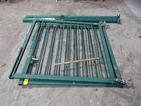 2-delige metalen poort - afbeelding 1 van  1