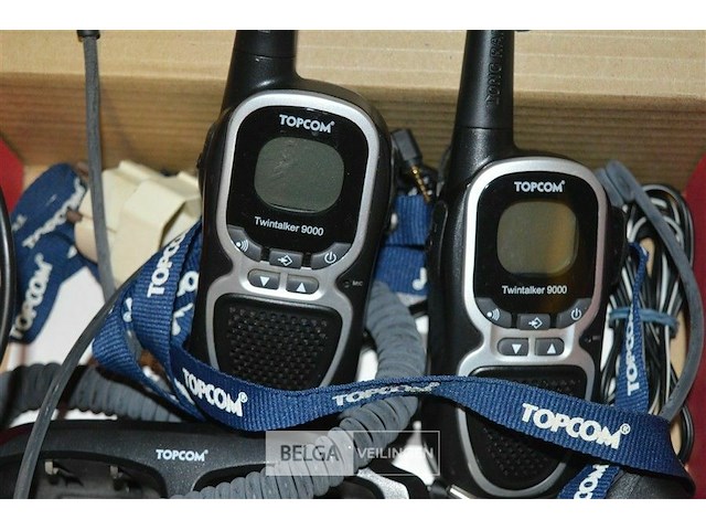 2-delige walkietalkie topcom twintalker 9000 - afbeelding 2 van  3