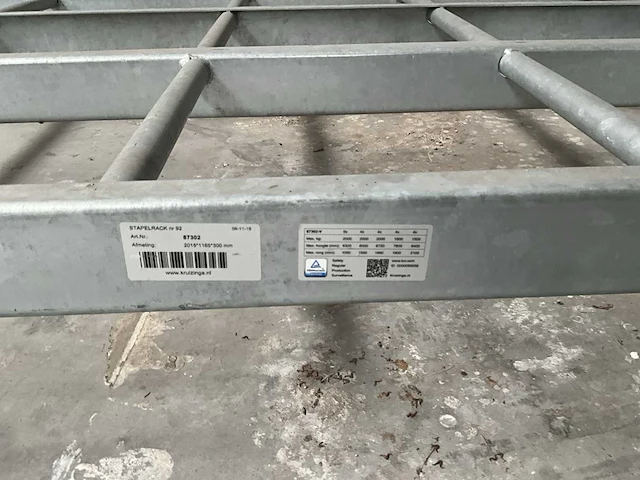 2 demonteerbare metalen stapelbokken kruizinga - afbeelding 5 van  9