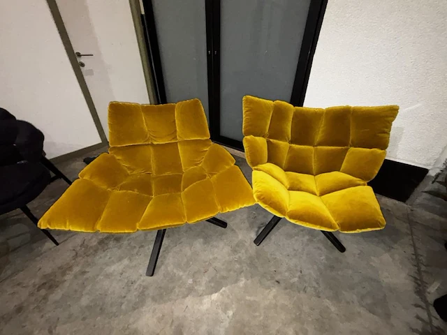 2 design zetels b&b italia husk - afbeelding 1 van  3