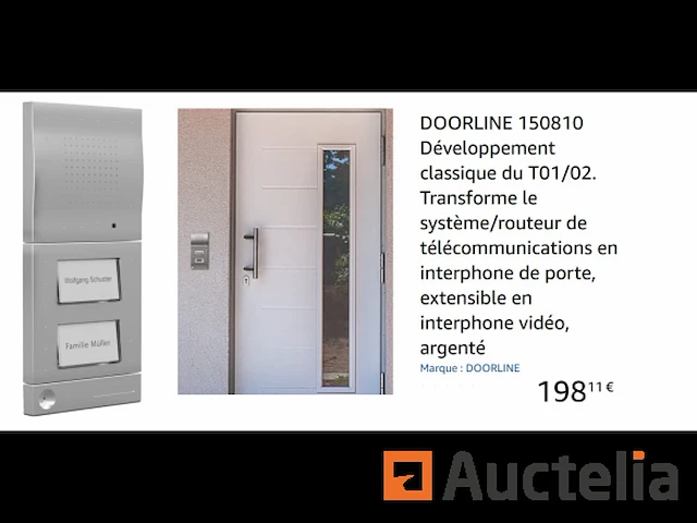 2-deurbel intercom deurlijn 150810 - afbeelding 1 van  9