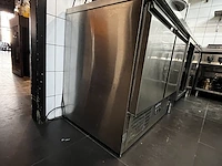2 deurs rvs koelwerkbank ecofrost - afbeelding 2 van  6