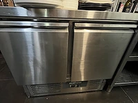 2 deurs rvs koelwerkbank ecofrost - afbeelding 3 van  6
