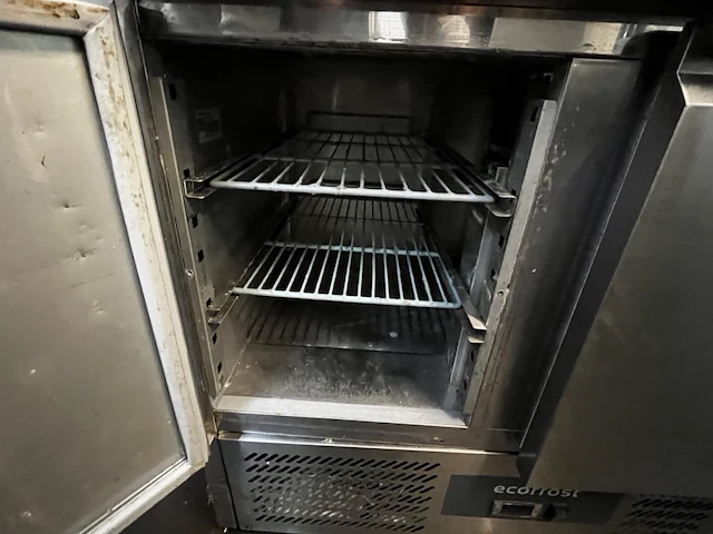 2 deurs rvs koelwerkbank ecofrost - afbeelding 4 van  6