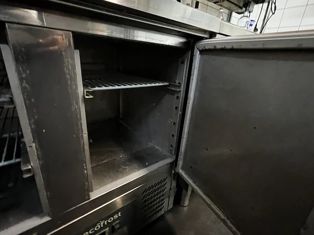 2 deurs rvs koelwerkbank ecofrost - afbeelding 5 van  6