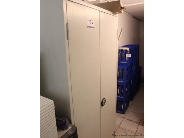 2 deurs stalen opbergkast - afbeelding 1 van  1