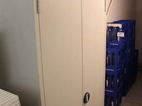 2 deurs stalen opbergkast - afbeelding 1 van  1