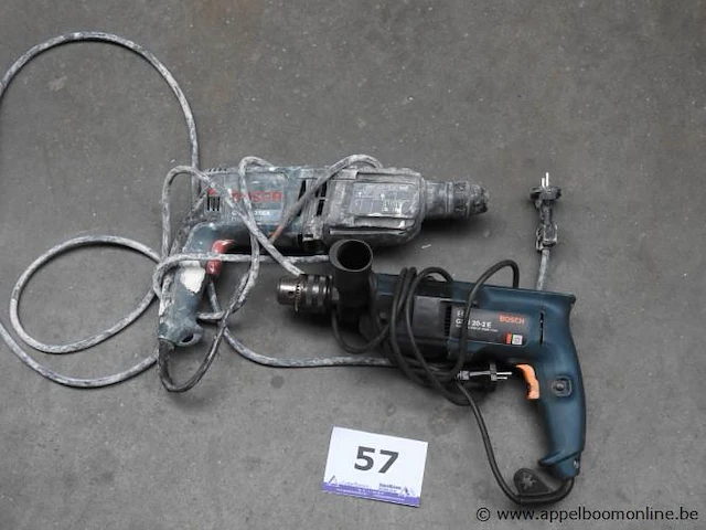 2 div boormachines bosch, werking niet gekend - afbeelding 1 van  3