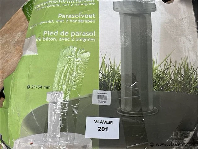 2 div. parasolvoeten - afbeelding 1 van  2