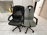 2 div verrijdbare typistestoelen