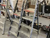 2 diverse alu trapladders - afbeelding 2 van  2
