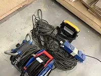 2 diverse elektrokabels op haspel - afbeelding 1 van  2