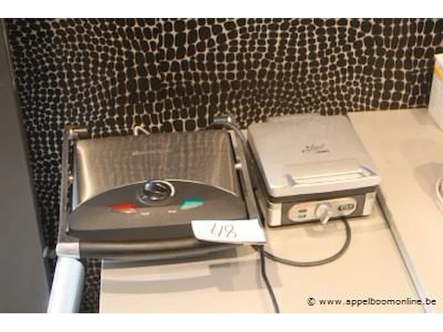2 diverse grill apparaten wo. domo - afbeelding 1 van  3