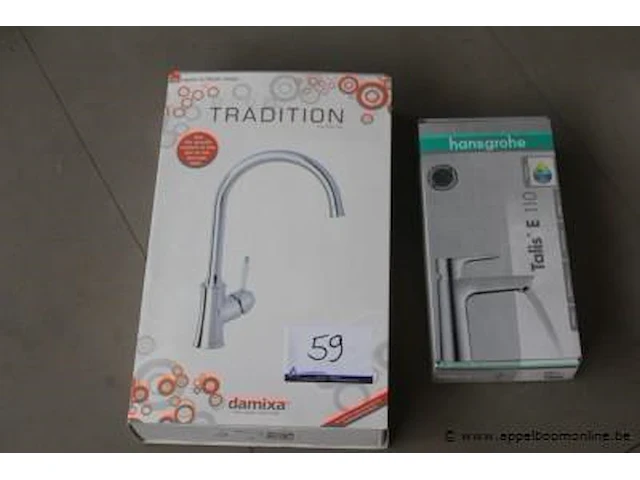 2 diverse kranen wo. hansgrohe - afbeelding 1 van  1