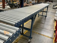 2 diverse metalen rollenbanen, breedte plm 60cm - afbeelding 3 van  4