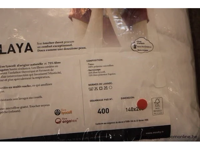 2 donsdekens himalaya 140x200 - afbeelding 3 van  3