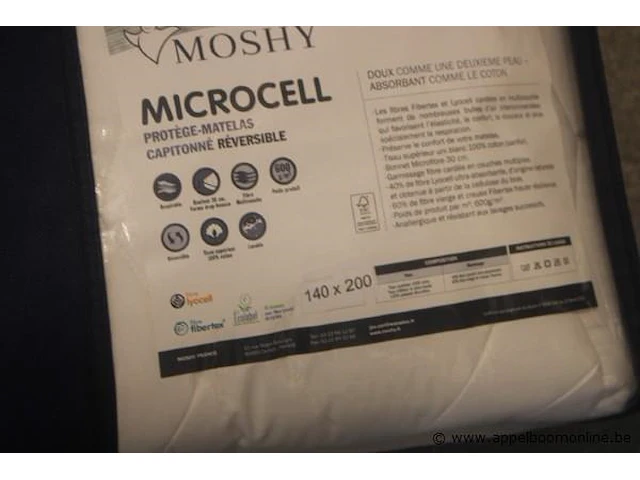 2 donsdekens moshy microcell 140x200 - afbeelding 3 van  3