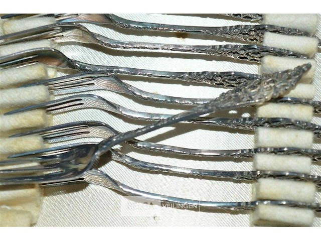 2 doosjes zilver bestek - afbeelding 2 van  3