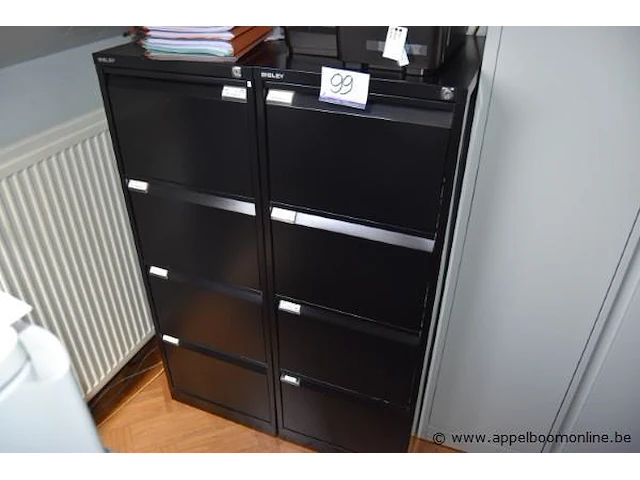 2 dossierkasten bisley (staande op eerste verdieping) - afbeelding 1 van  1