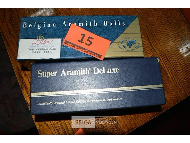 2 dozen biljartballen belgian aramith balls ø 61,5 - afbeelding 1 van  1