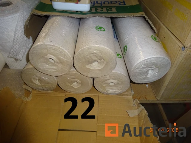 2 dozen eiken parket, 1 set behang, 3 blikken parketbeits (plastor), 1 set worm- en tassotvezels - afbeelding 5 van  5