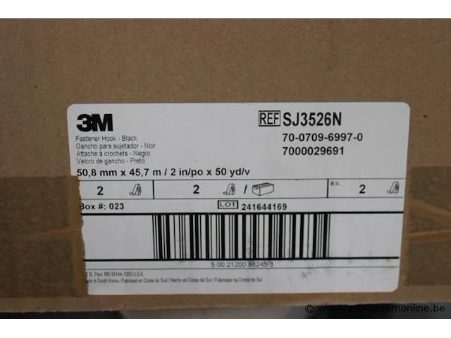2 dozen inh zgn fastener hooks 3m - afbeelding 2 van  2