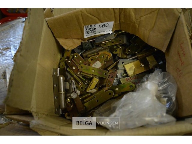 2 dozen scharnieren en schroeven - afbeelding 1 van  3