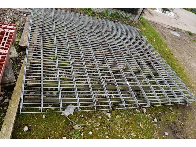 2 draadpanelen 260cm x 250cm gegalvaniseerd - afbeelding 1 van  5