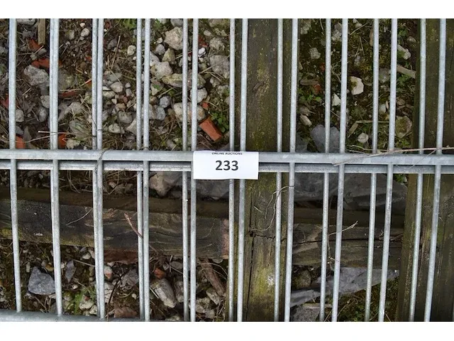 2 draadpanelen 260cm x 250cm gegalvaniseerd - afbeelding 2 van  5