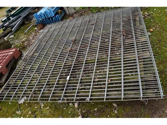 2 draadpanelen 260cm x 250cm gegalvaniseerd - afbeelding 4 van  5