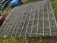 2 draadpanelen 260cm x 250cm gegalvaniseerd - afbeelding 4 van  5