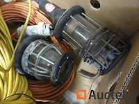 2 draagbare lampen met snoer - afbeelding 1 van  4