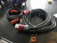 2 driefasige elektrische verlengstukken - afbeelding 2 van  4