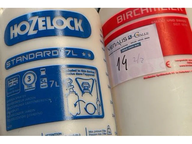 2 drukspuiten, 5 liter - afbeelding 3 van  3