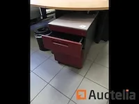 2 dubbele bureautafels - afbeelding 12 van  15