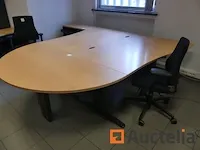 2 dubbele bureautafels - afbeelding 1 van  18