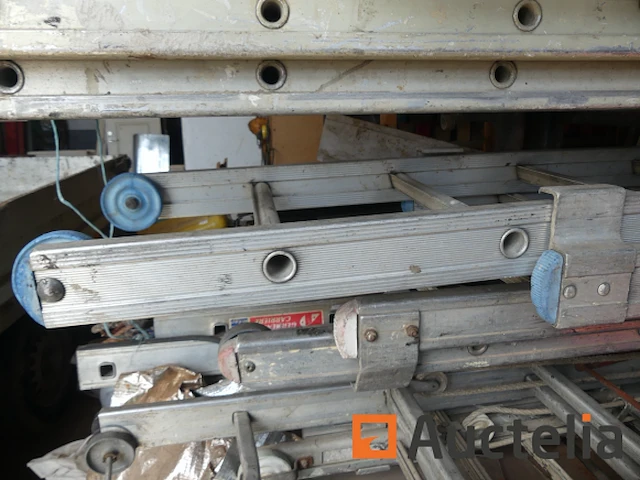 2 dubbele ladders - afbeelding 2 van  8