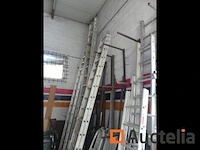 2 dubbele ladders - afbeelding 1 van  6