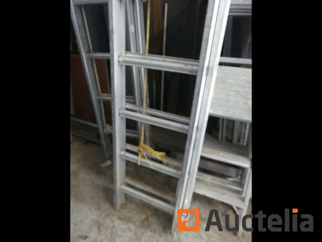 2 dubbele ladders - afbeelding 2 van  6